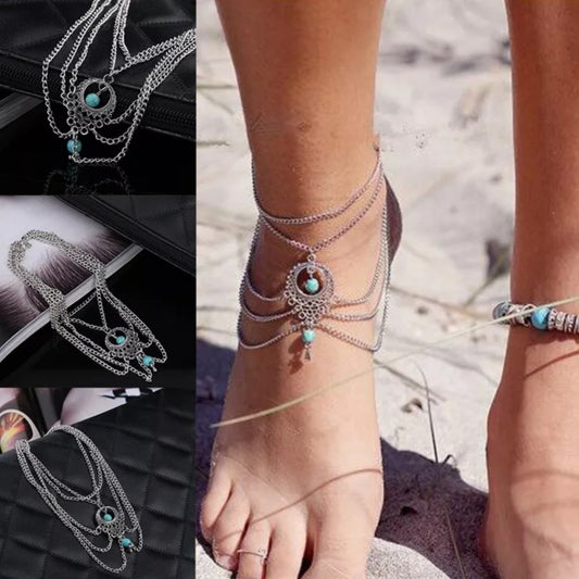 Boho Barefoot Anklet