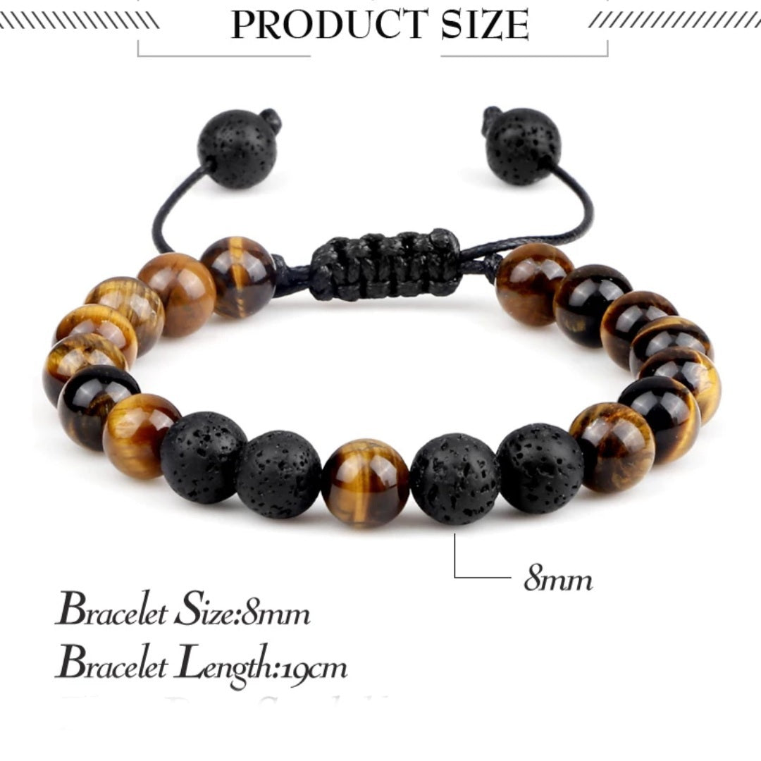 Tiger Eye Beaded Bracelet Set