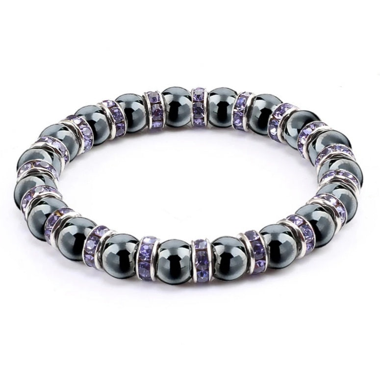 Magnetic Health Natural Hematite Beads Bracelet