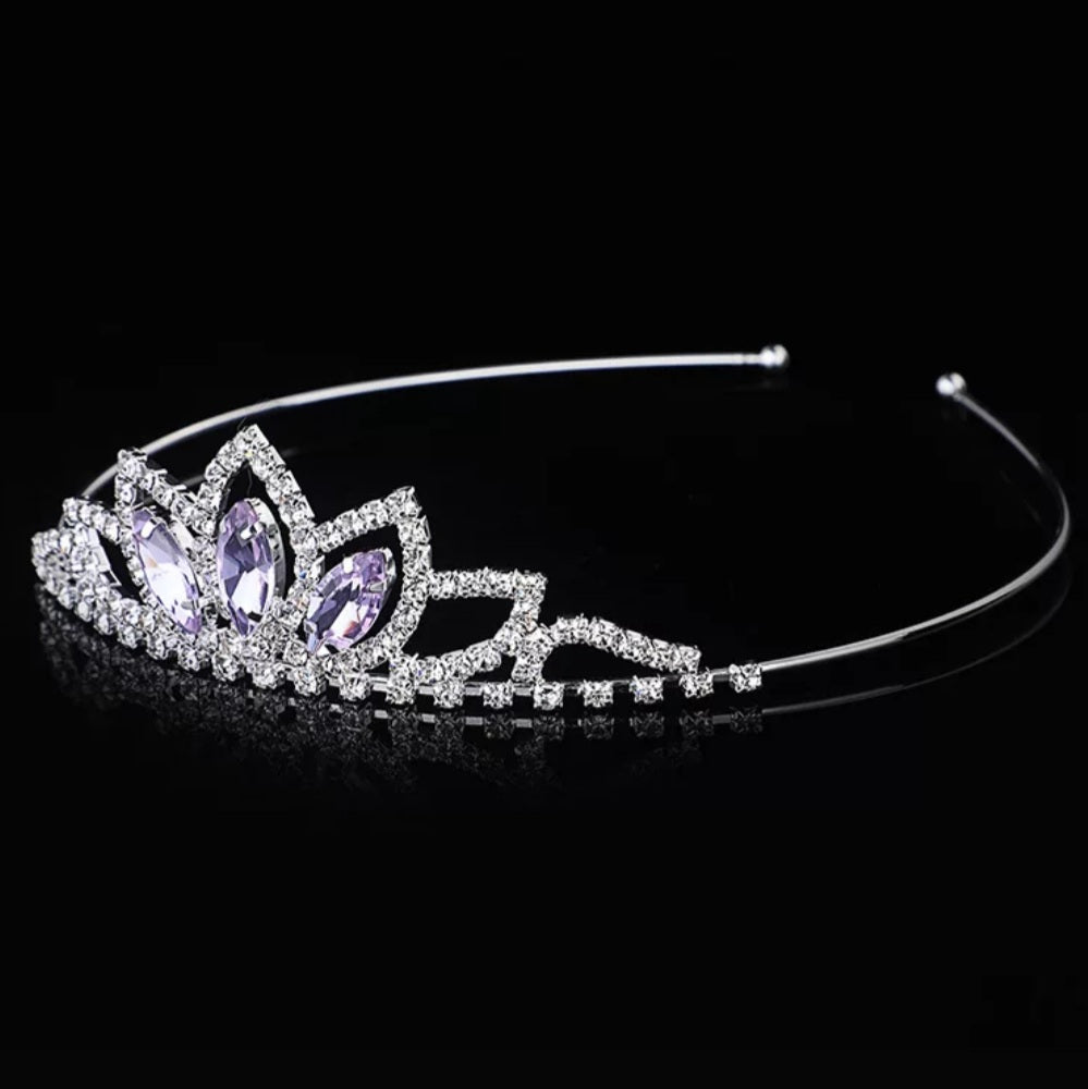 Children's Princess Coloured Lotus Tiara