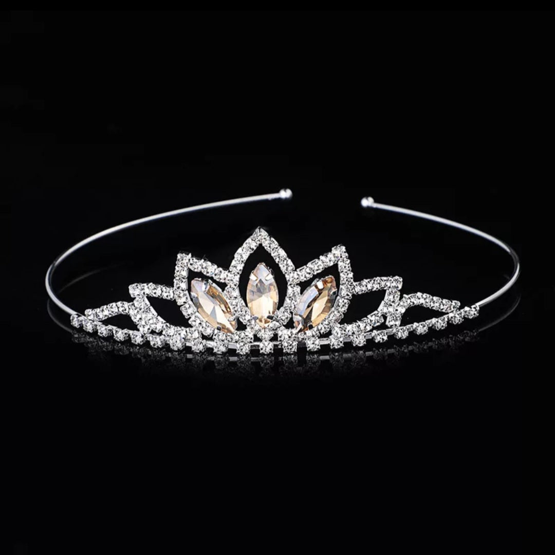 Children's Princess Coloured Lotus Tiara
