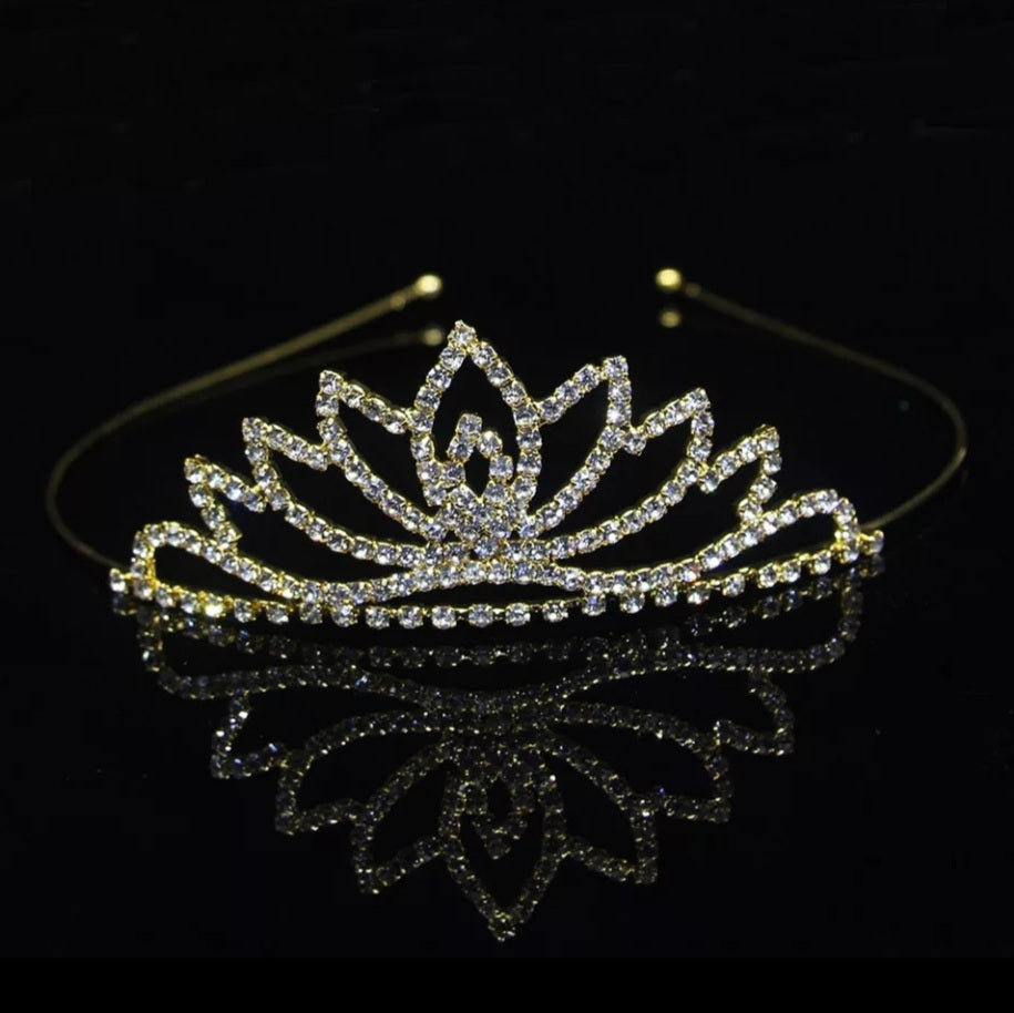 Children's Princess Large Lotus Tiara