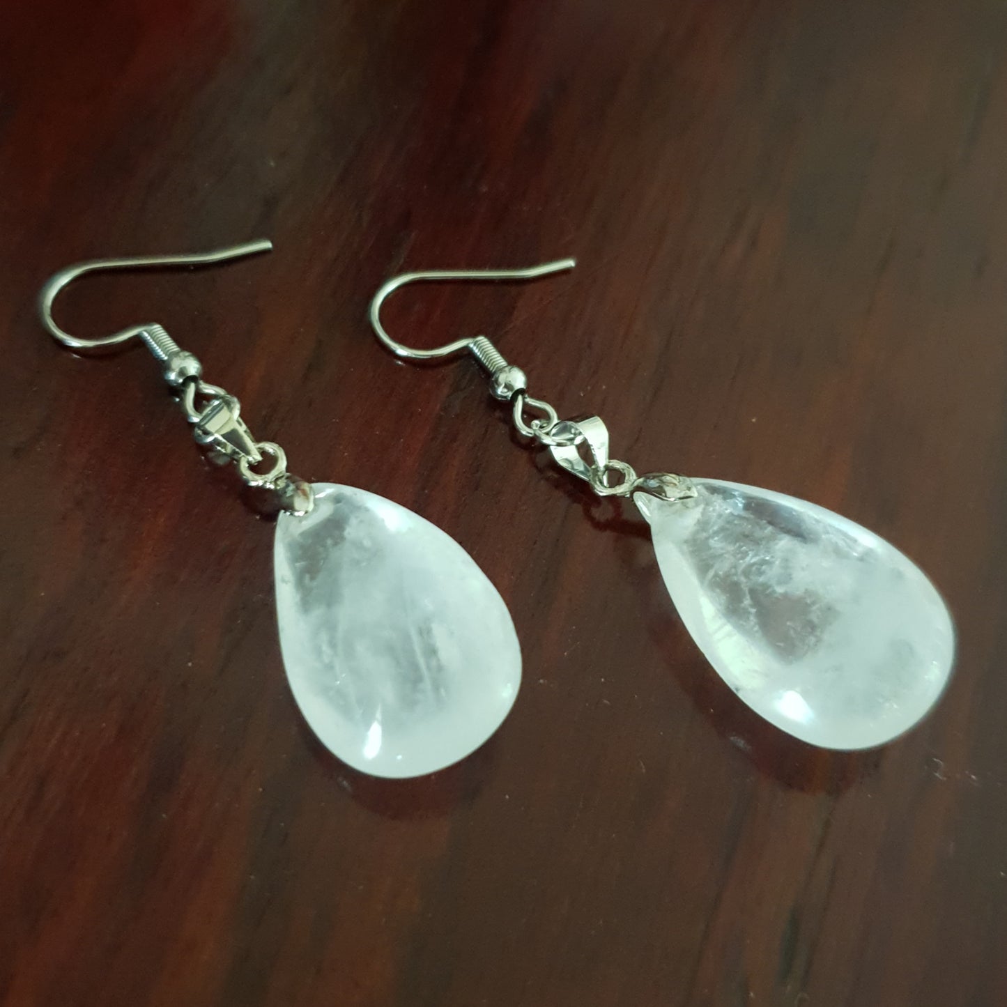 Natural Stone Water Drop Earrings