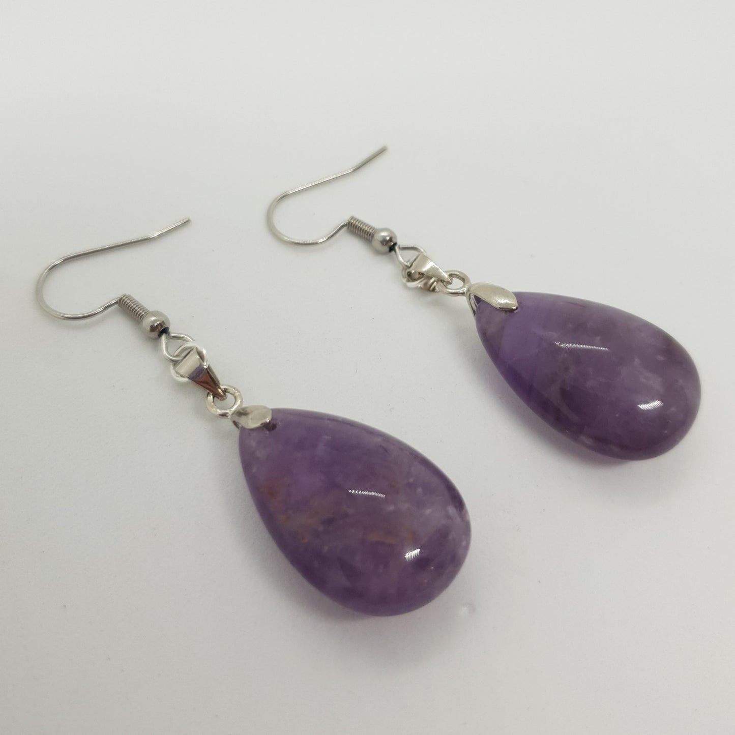 Natural Stone Water Drop Earrings