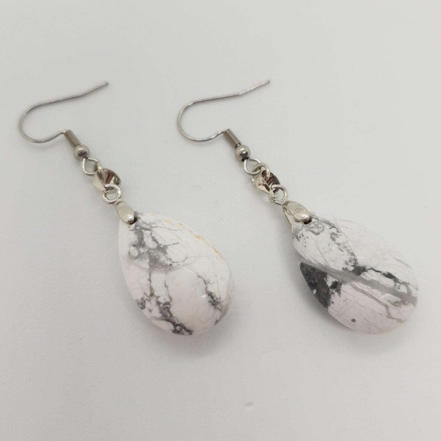 Natural Stone Water Drop Earrings