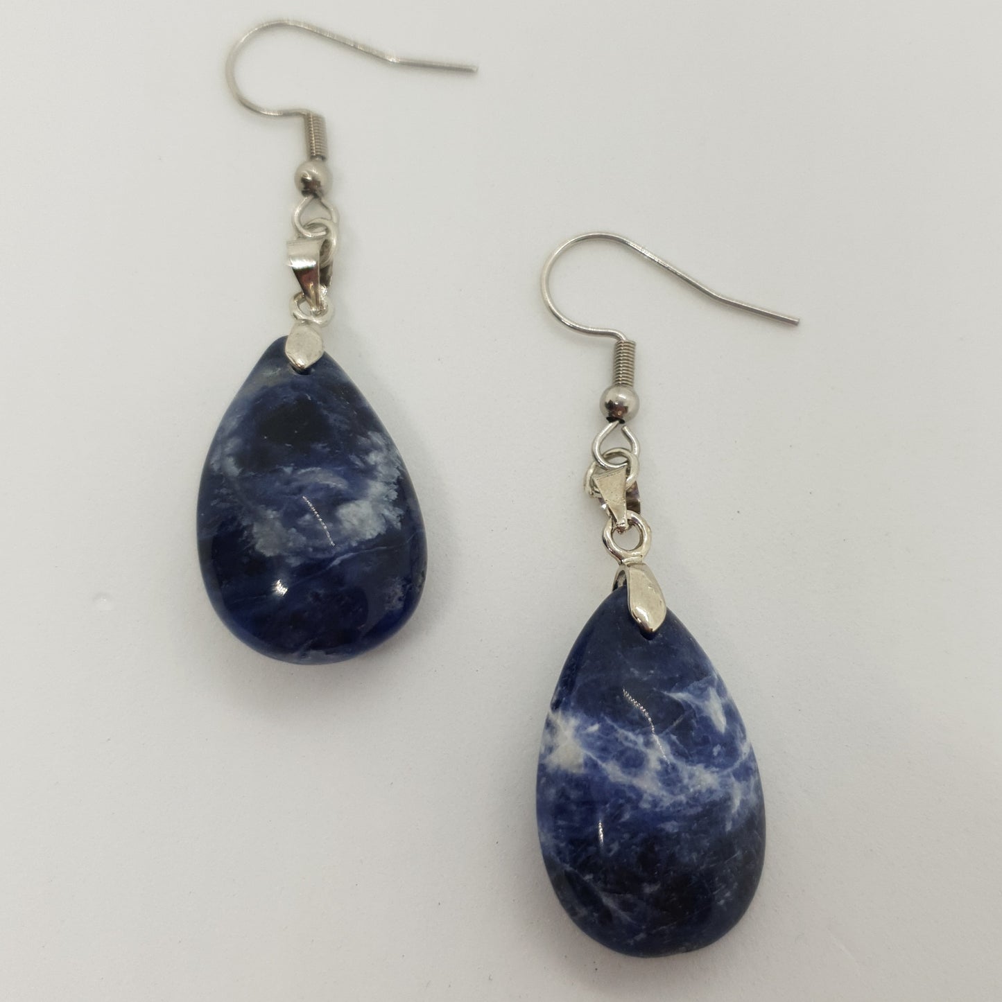 Natural Stone Water Drop Earrings