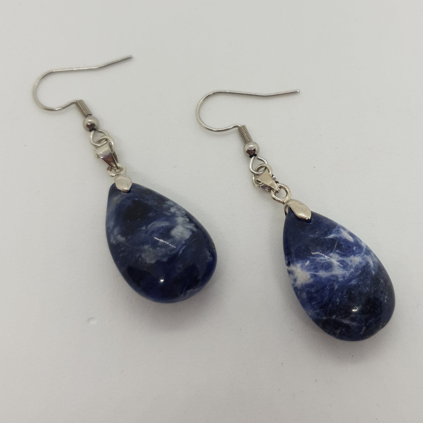 Natural Stone Water Drop Earrings