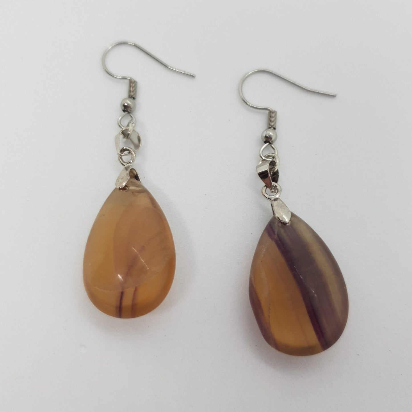 Natural Stone Water Drop Earrings