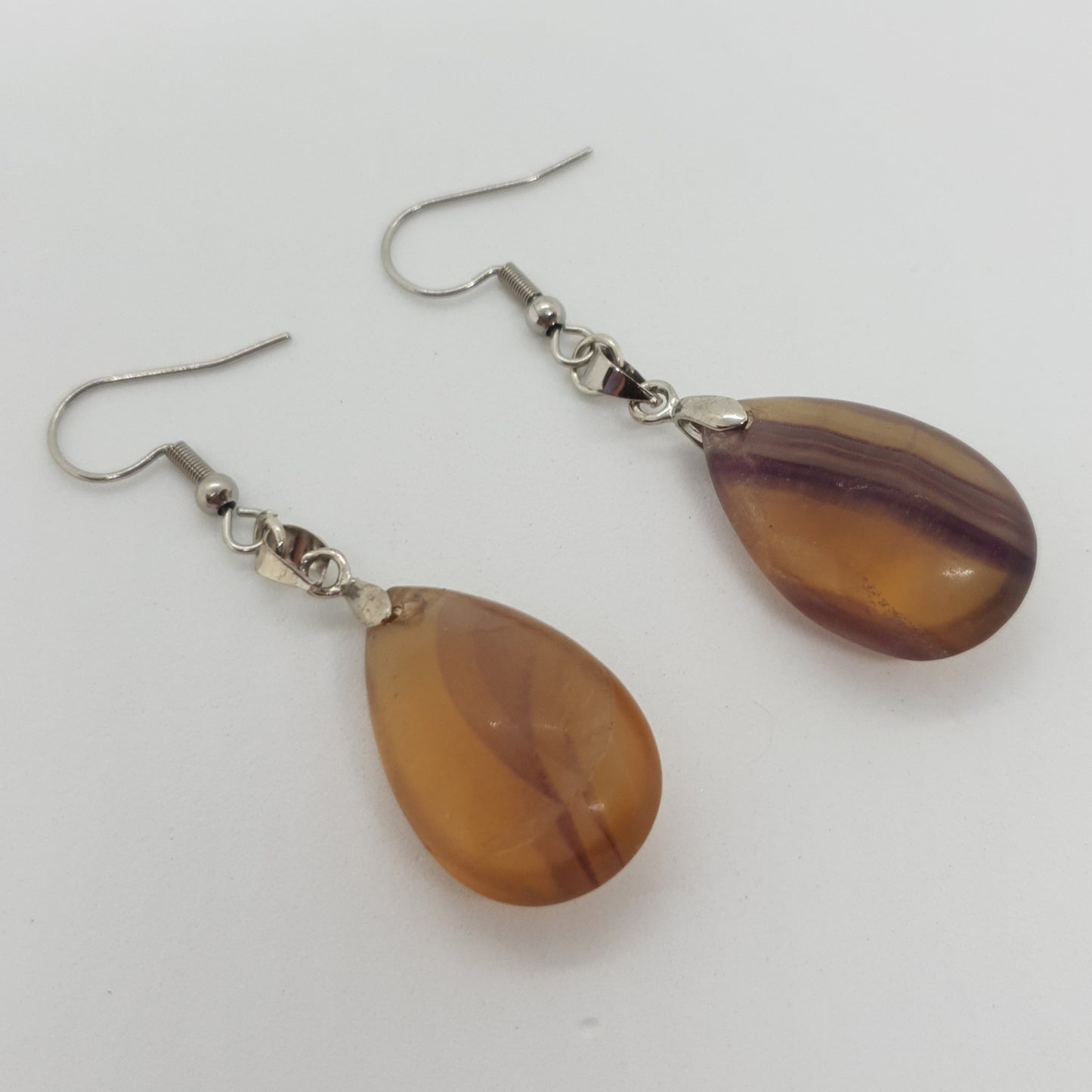 Natural Stone Water Drop Earrings