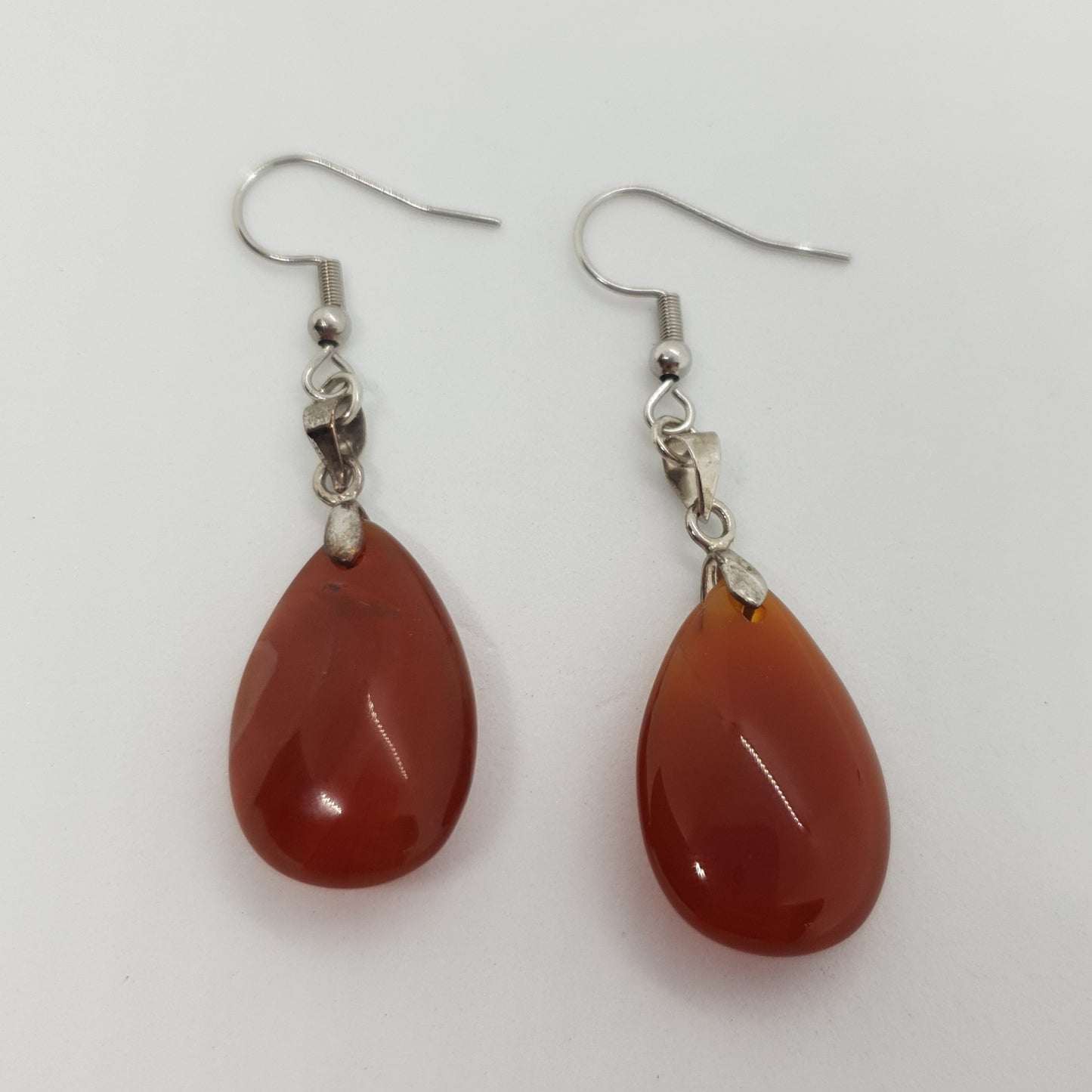 Natural Stone Water Drop Earrings