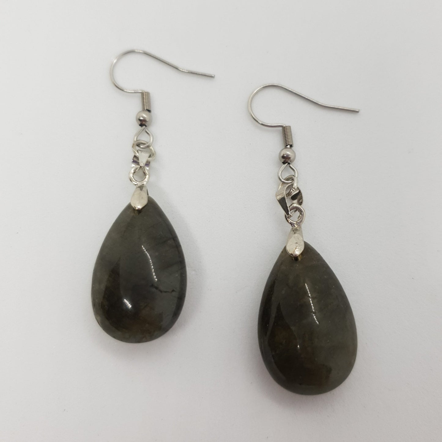 Natural Stone Water Drop Earrings