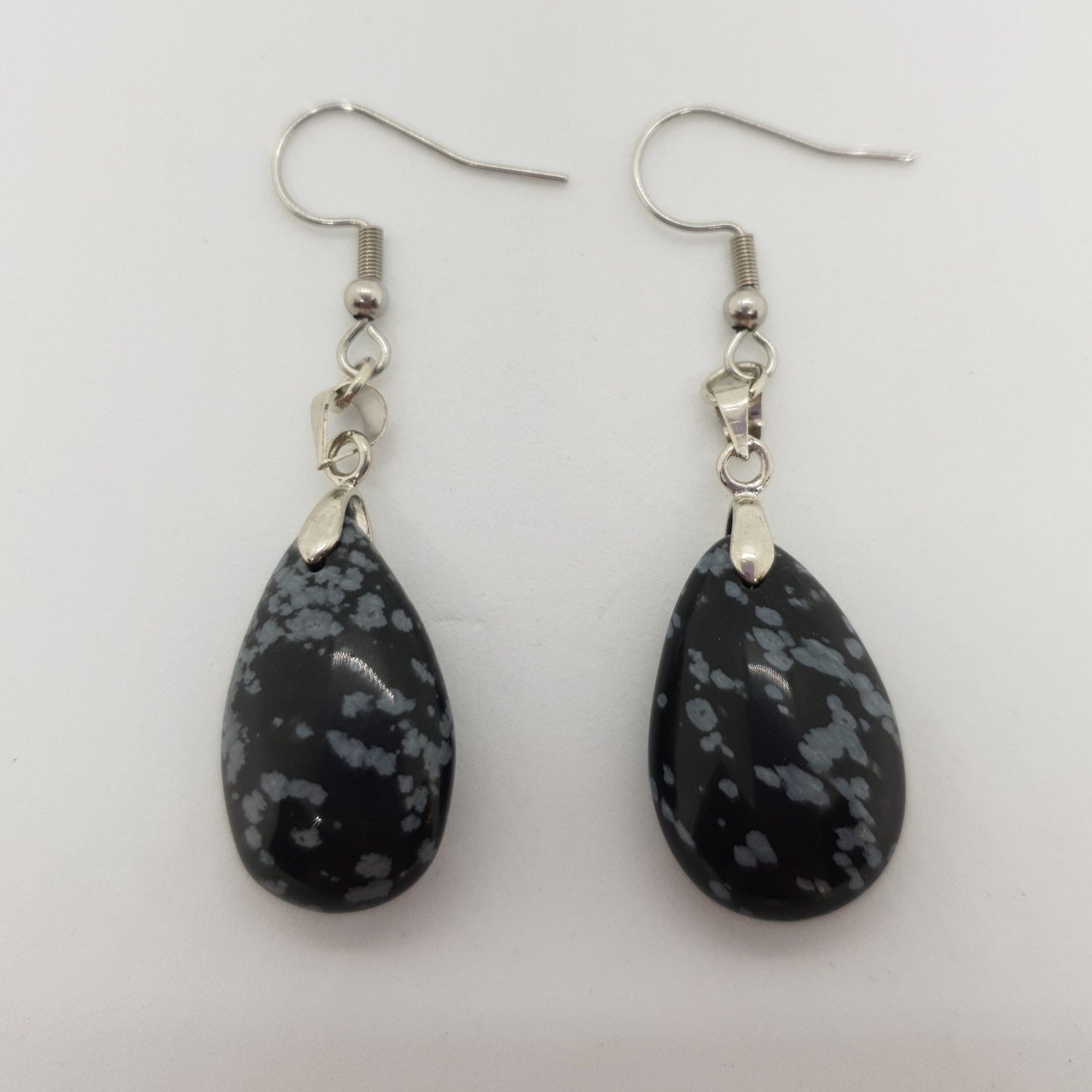 Natural Stone Water Drop Earrings