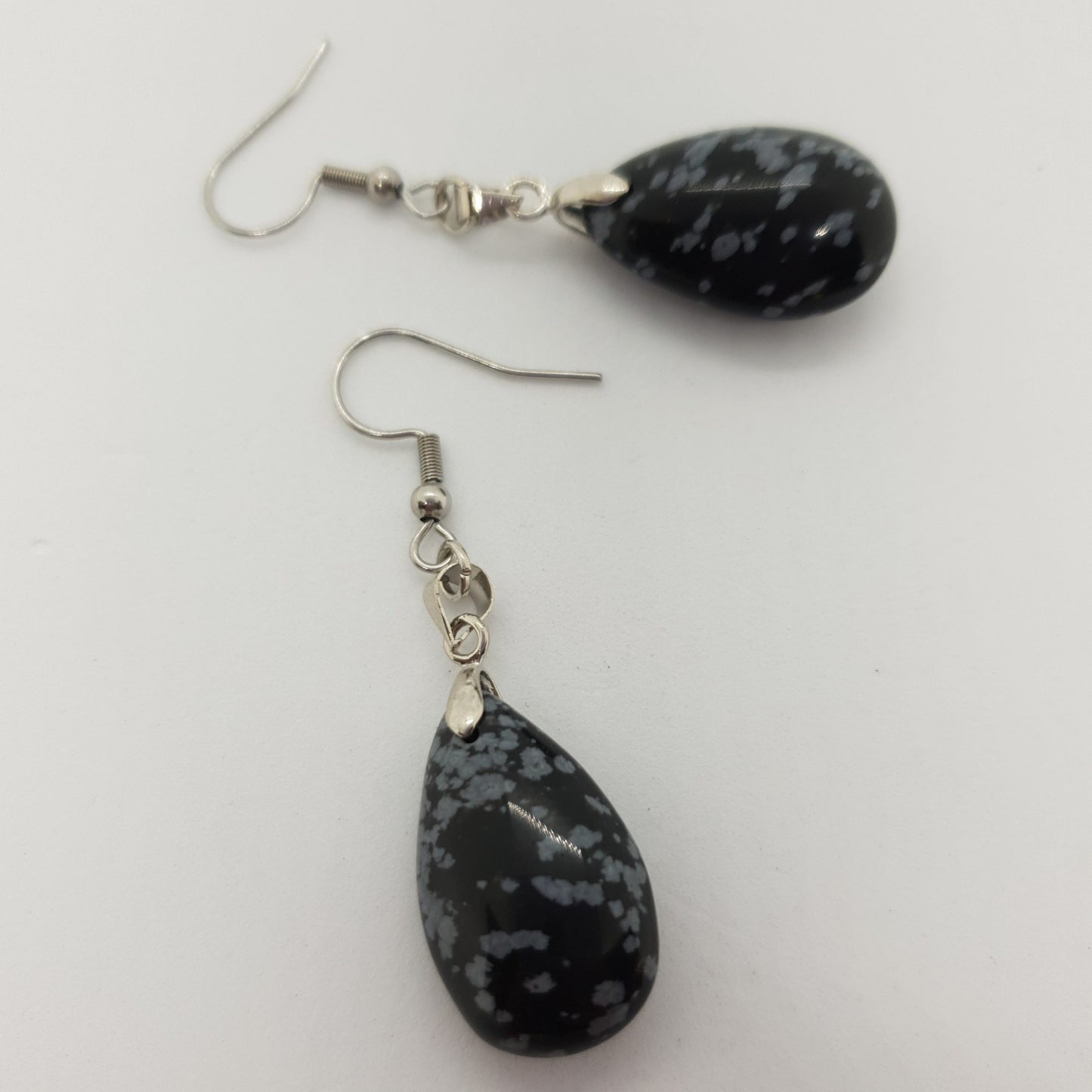 Natural Stone Water Drop Earrings