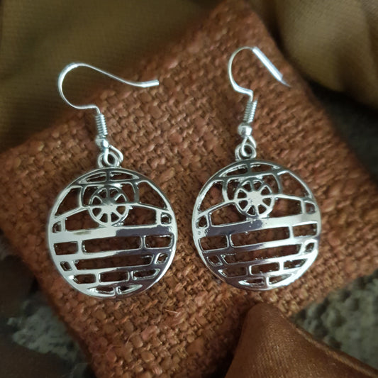 Star Wars Death Star Drop Earrings