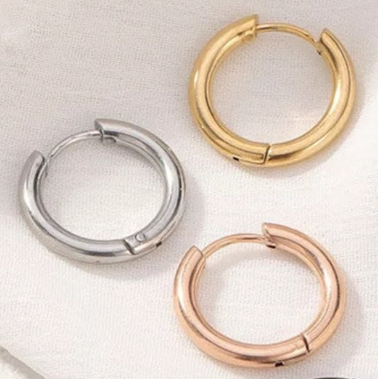 925 Sterling Silver Hoop Earrings