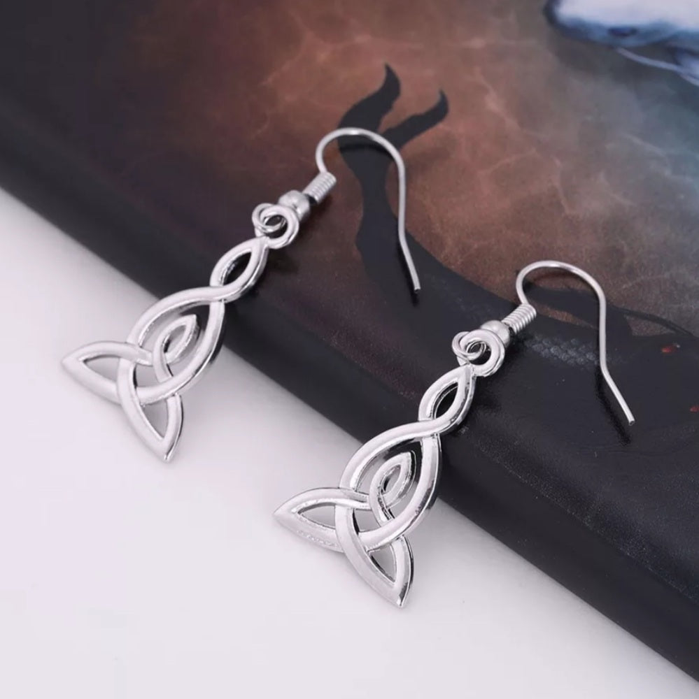 Celtic Triquetra Knot Earrings