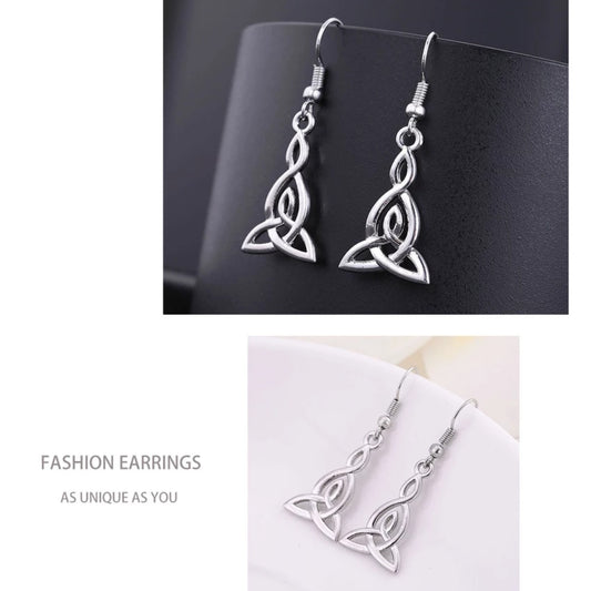 Celtic Triquetra Knot Earrings