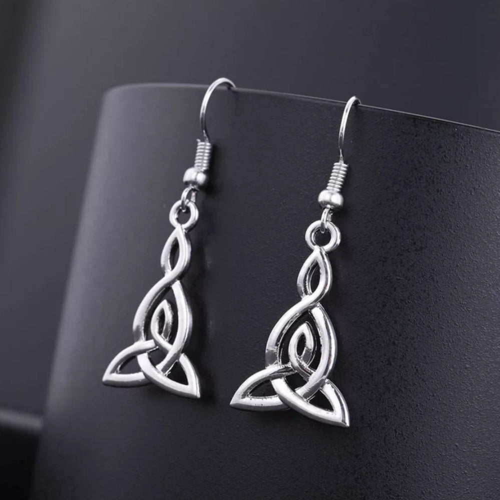 Celtic Triquetra Knot Earrings