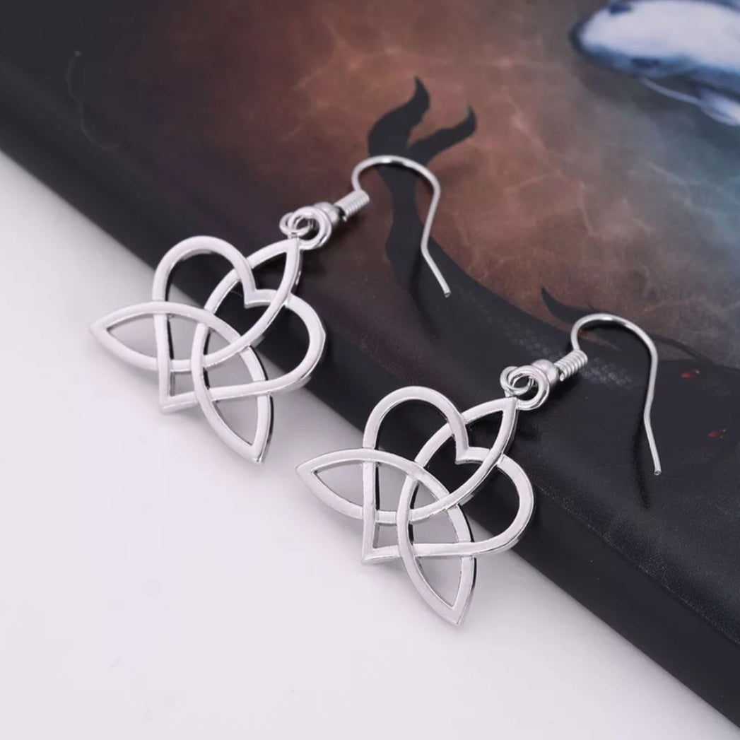 Celtic Triquetra Knot Earrings