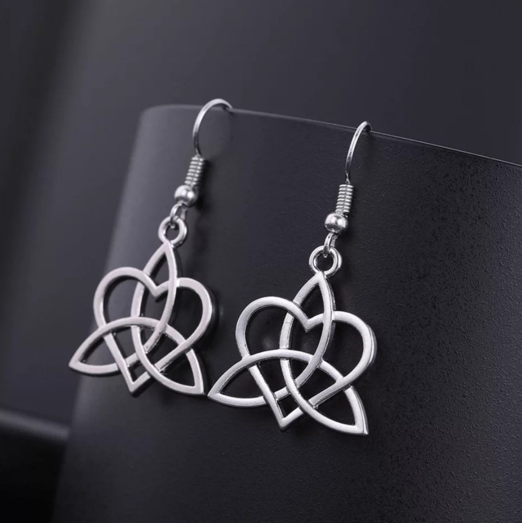 Celtic Triquetra Knot Earrings