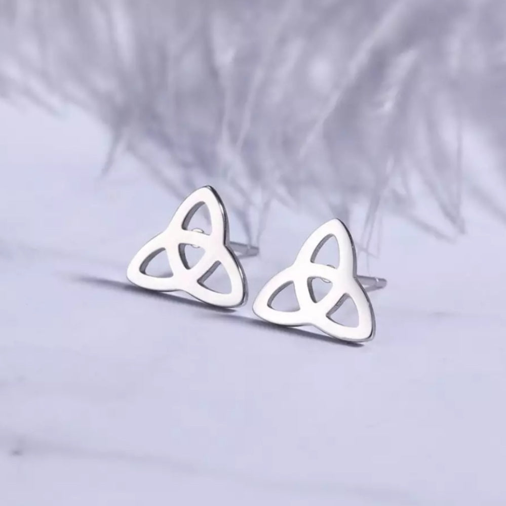 Celtic Triquetra Knot Earrings