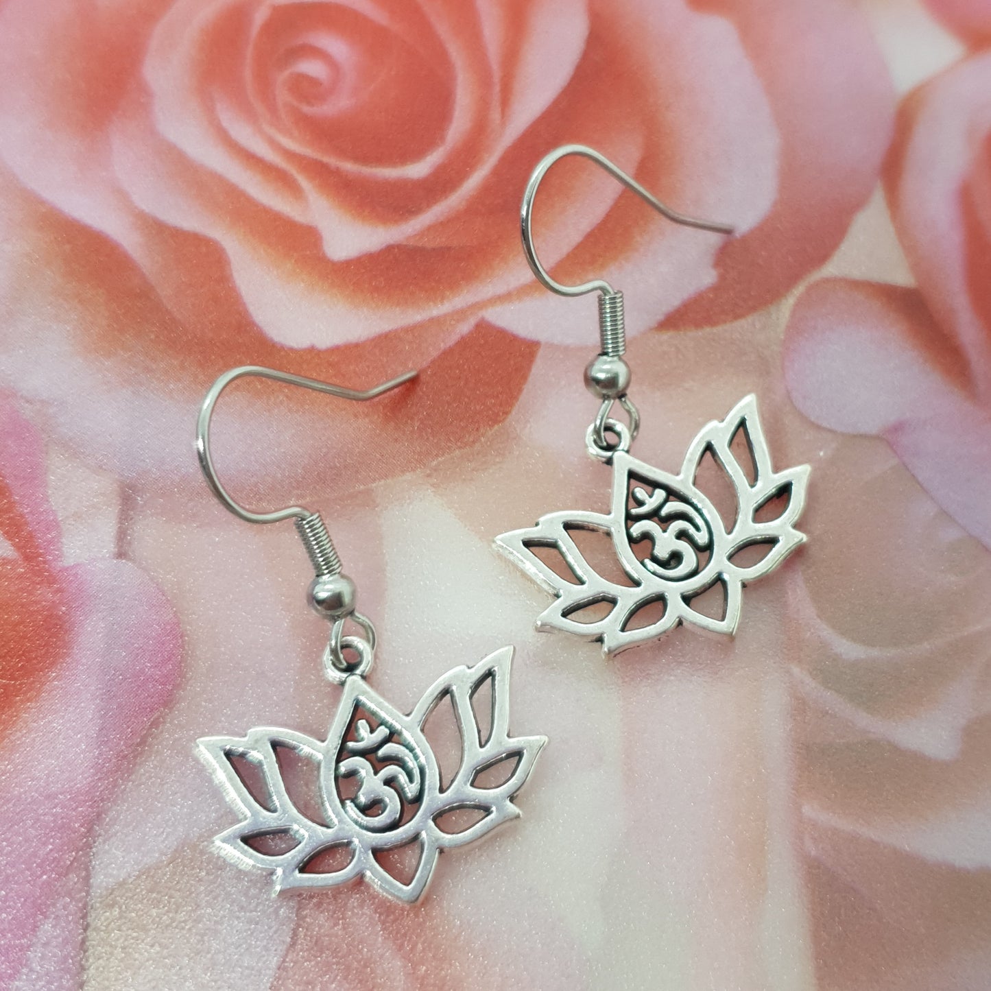 Lotus Flower Yoga Earrings