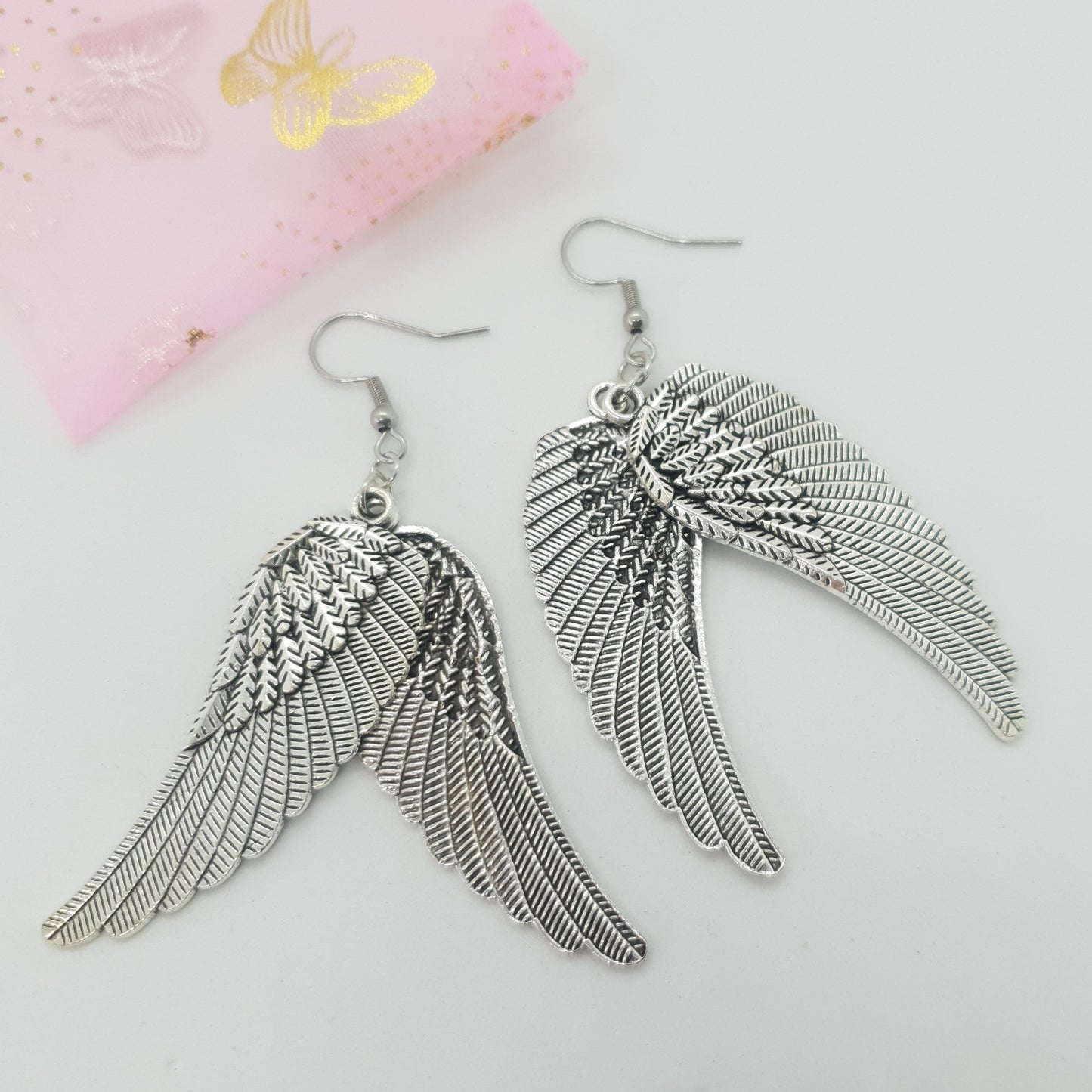 Large Angel Wings Earrings