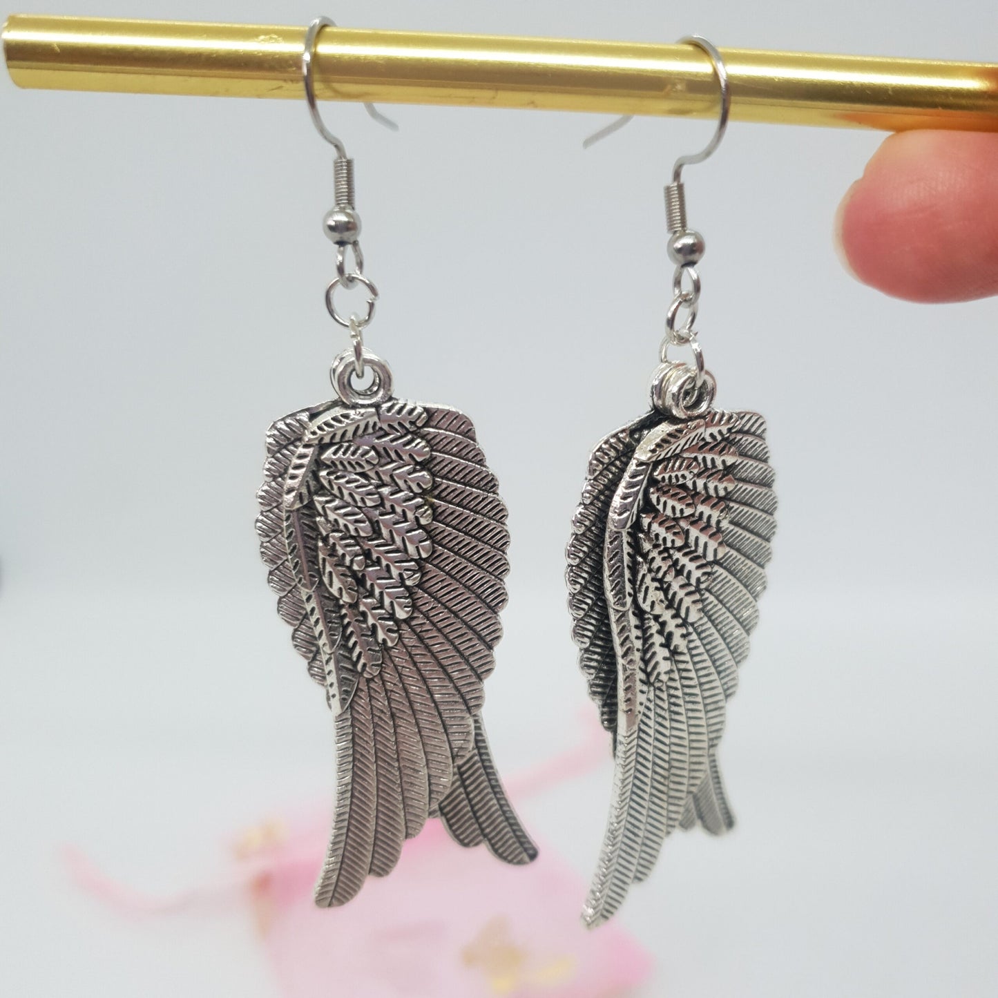 Large Angel Wings Earrings