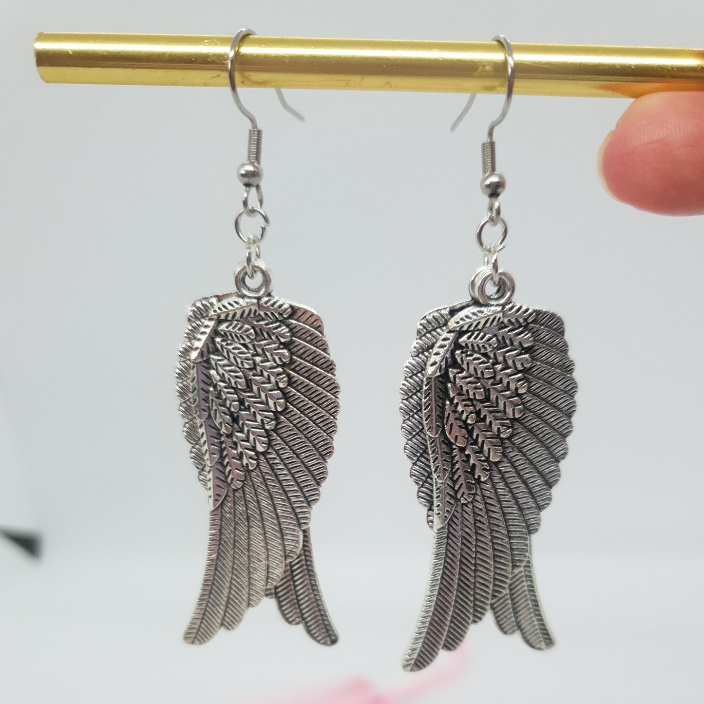 Large Angel Wings Earrings