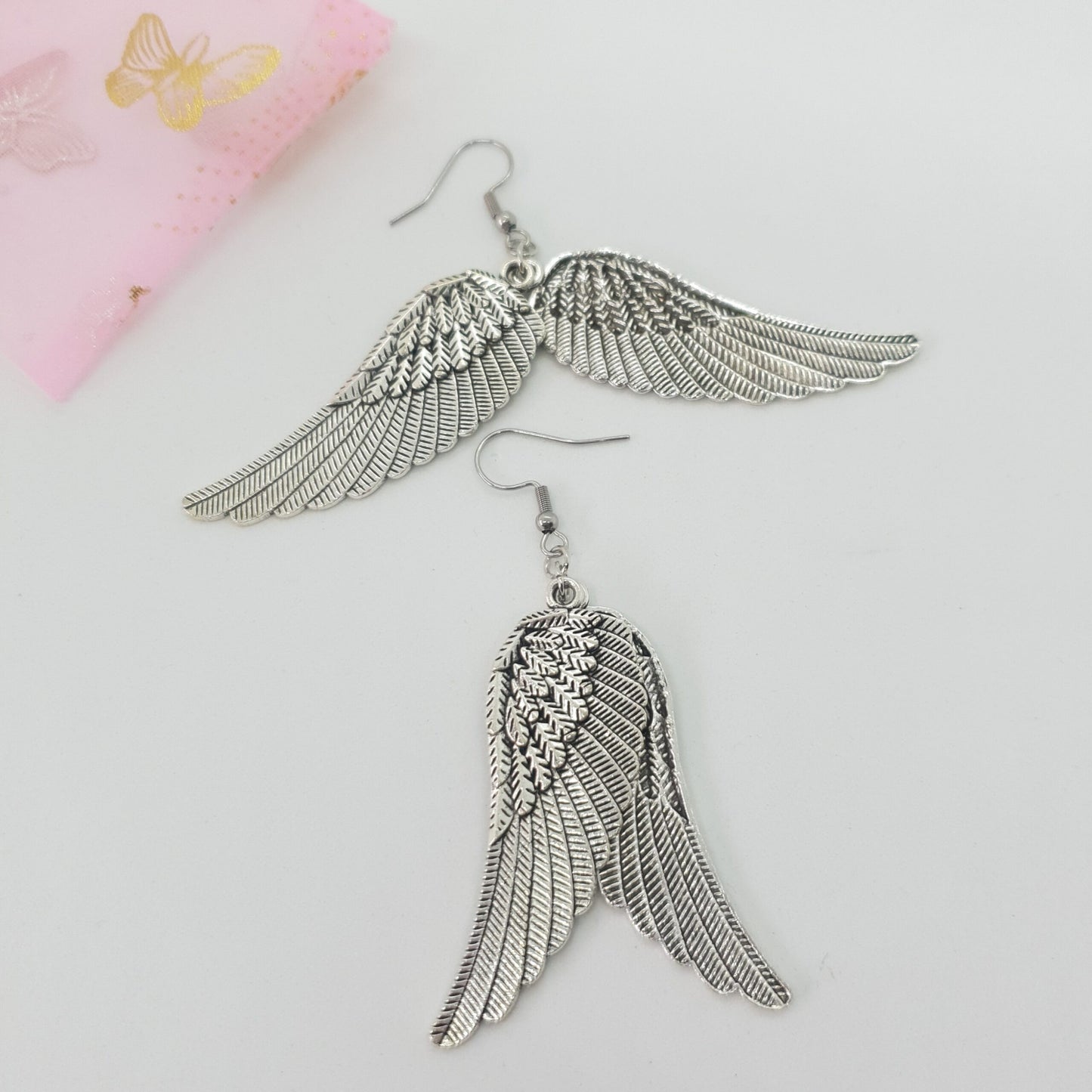 Large Angel Wings Earrings