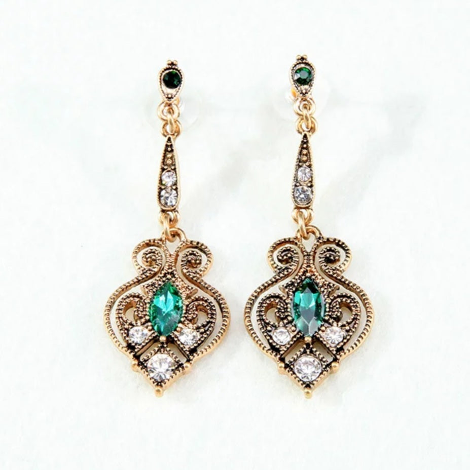 Bohemian Exquisite Crystal Drop Earrings