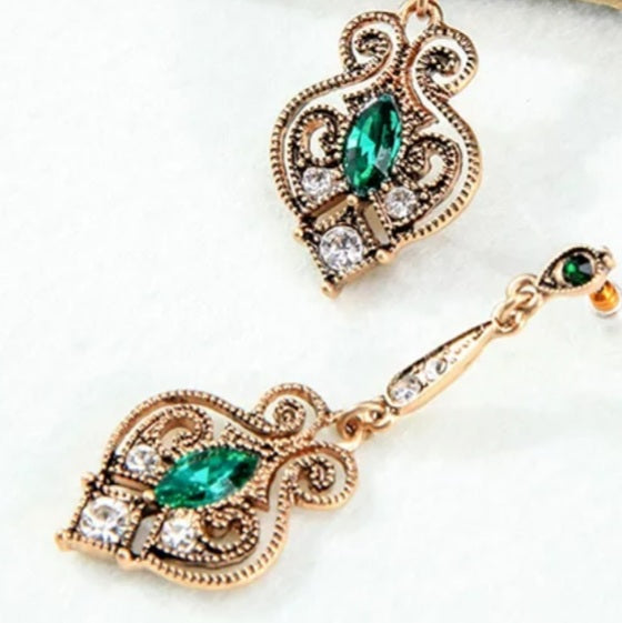 Bohemian Exquisite Crystal Drop Earrings