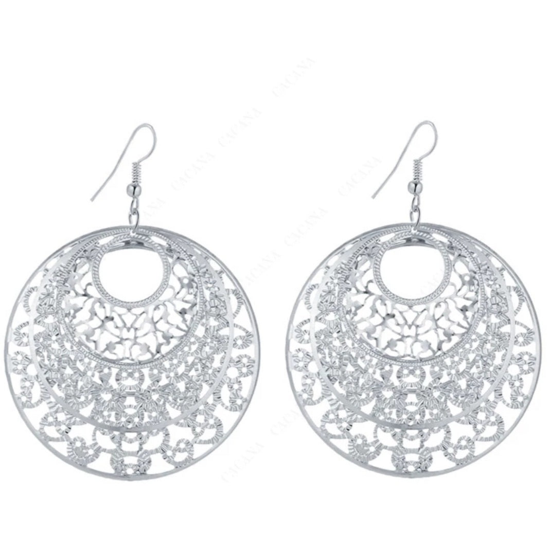 Big Is Beautiful Round Super Light Weight Earrings