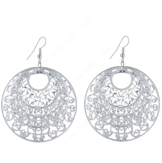 Big Is Beautiful Round Super Light Weight Earrings