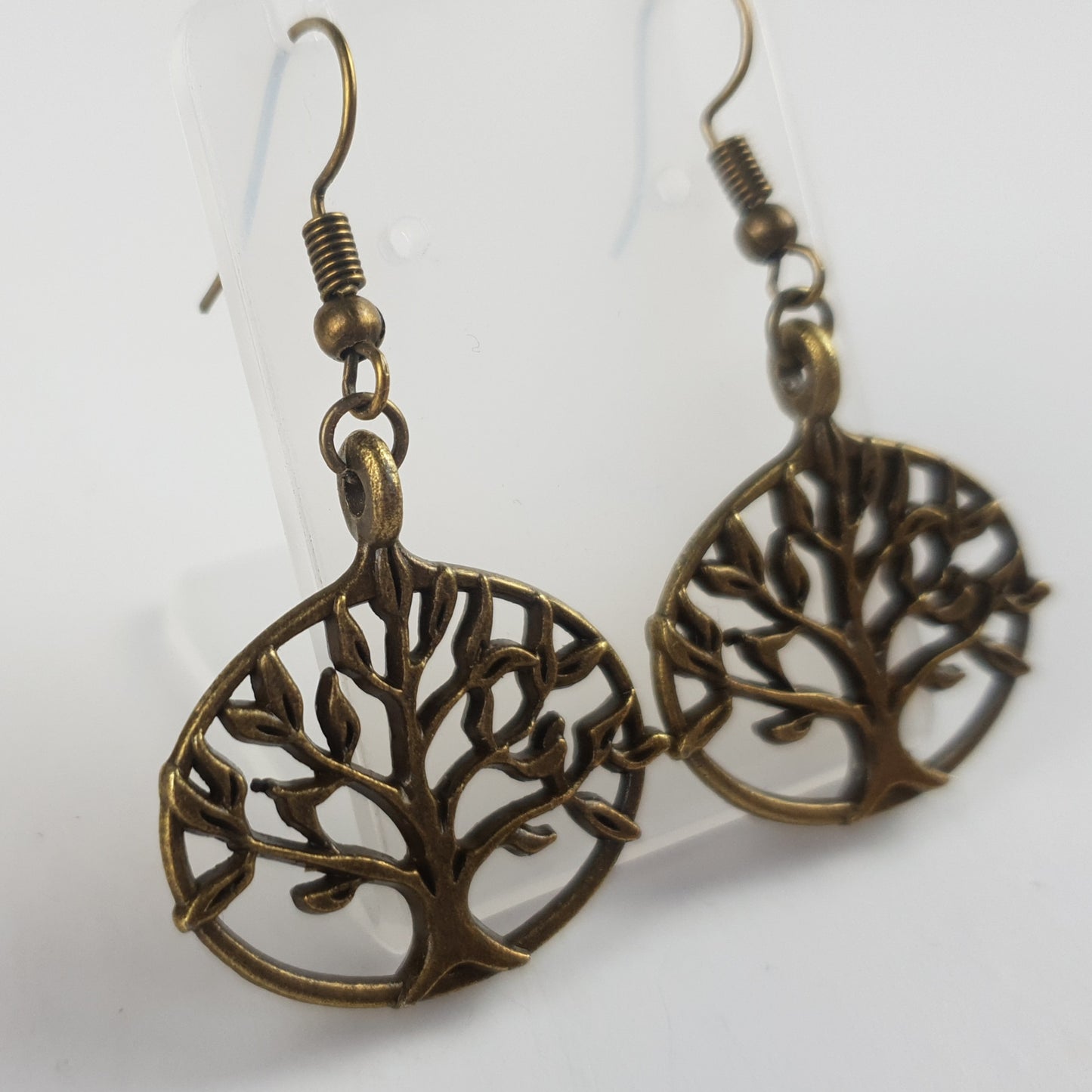 Antique Tree Of Life Charm Earrings