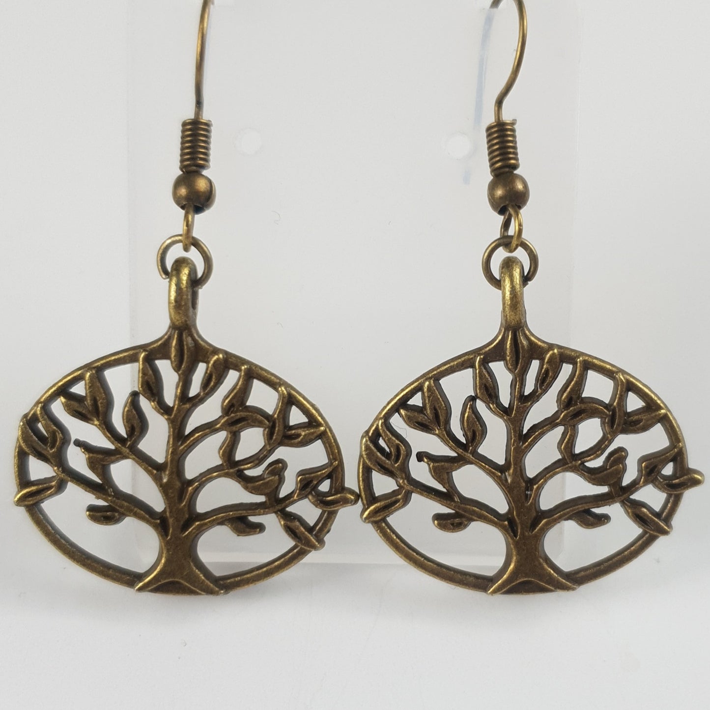 Antique Tree Of Life Charm Earrings