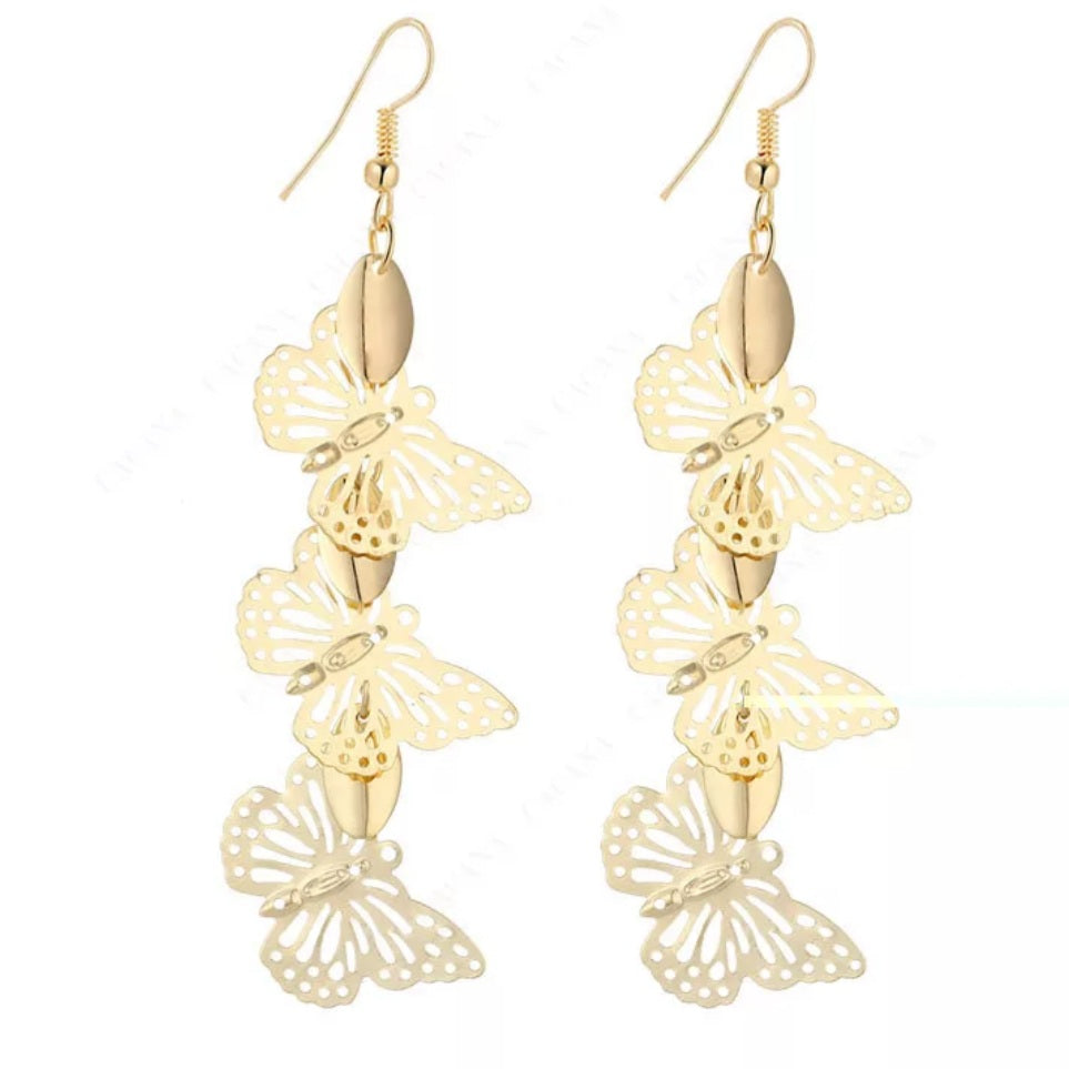 Light Weight Butterflies Earrings