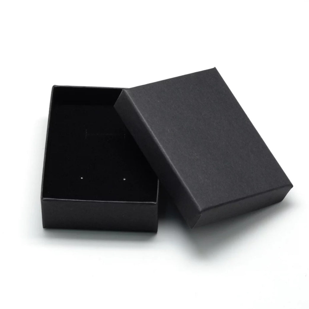 Black Rectangle Ribboned Gift Box