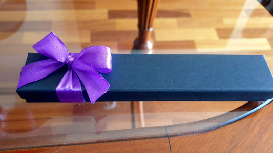 Black Rectangle Ribboned Gift Box