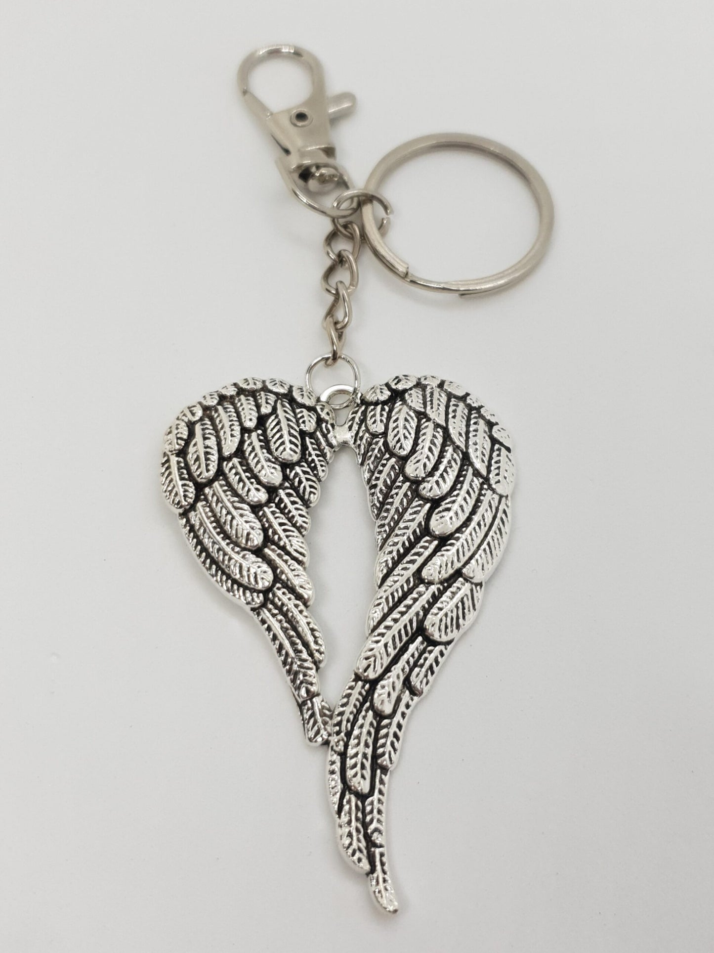 Antique Angel Wings Keychain