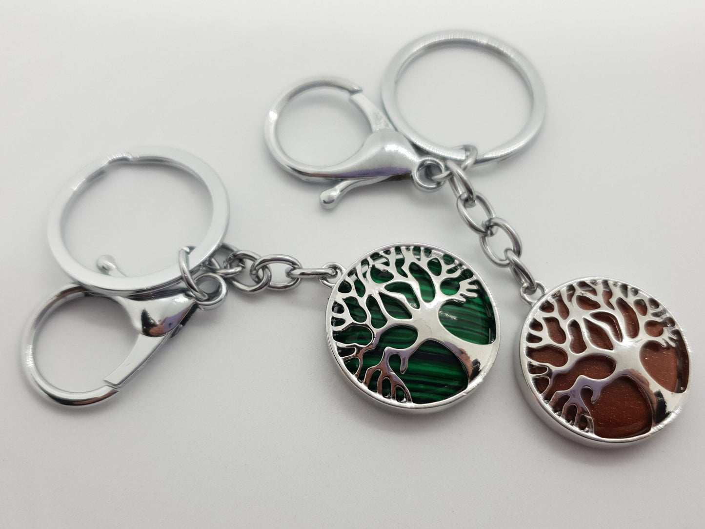 Stone Tree Of Life Keychain