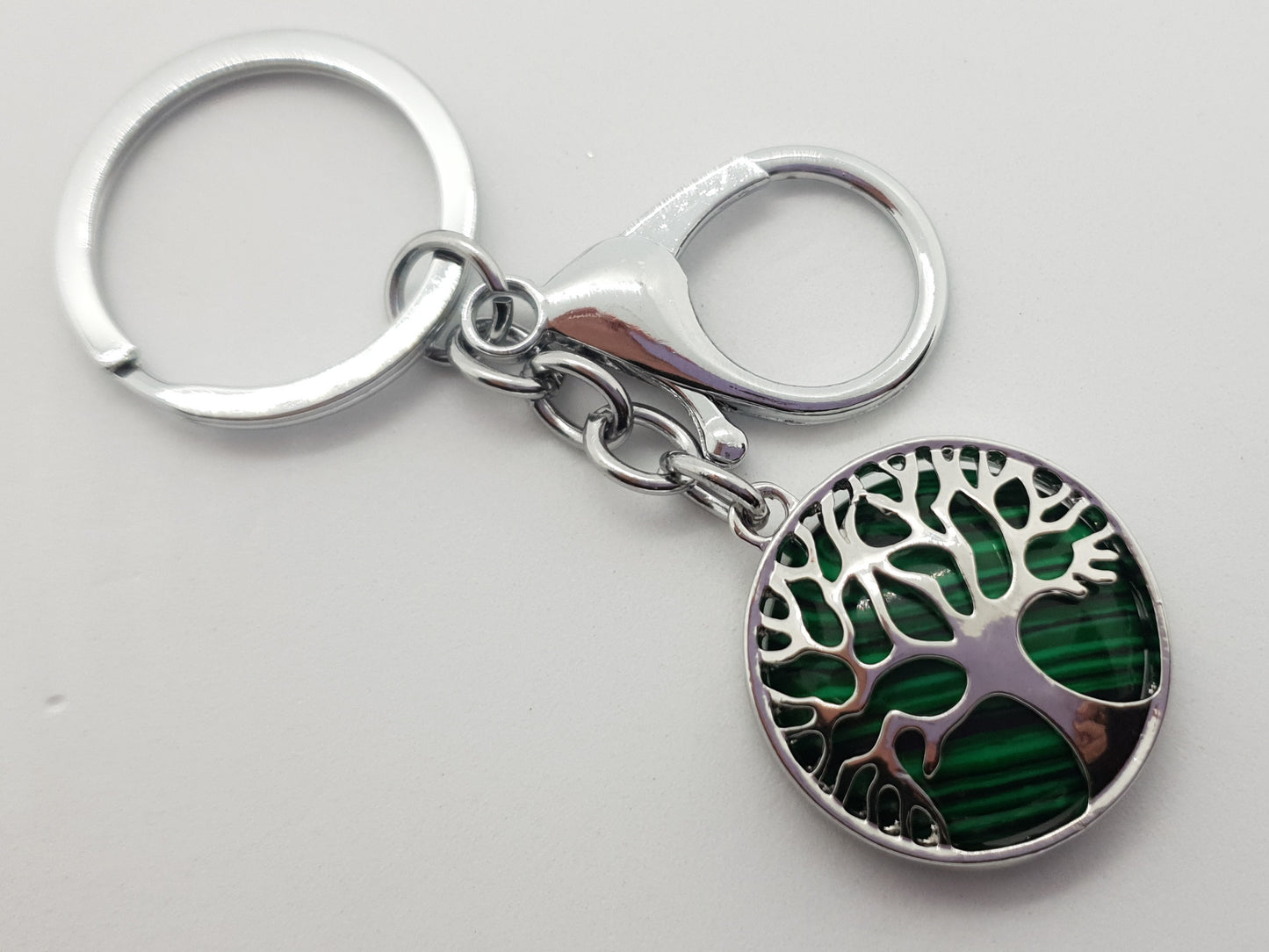 Stone Tree Of Life Keychain