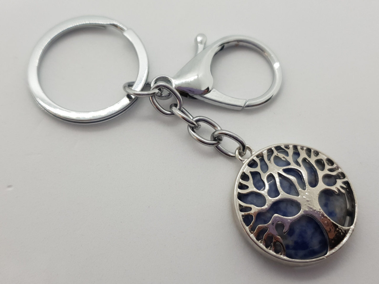 Stone Tree Of Life Keychain