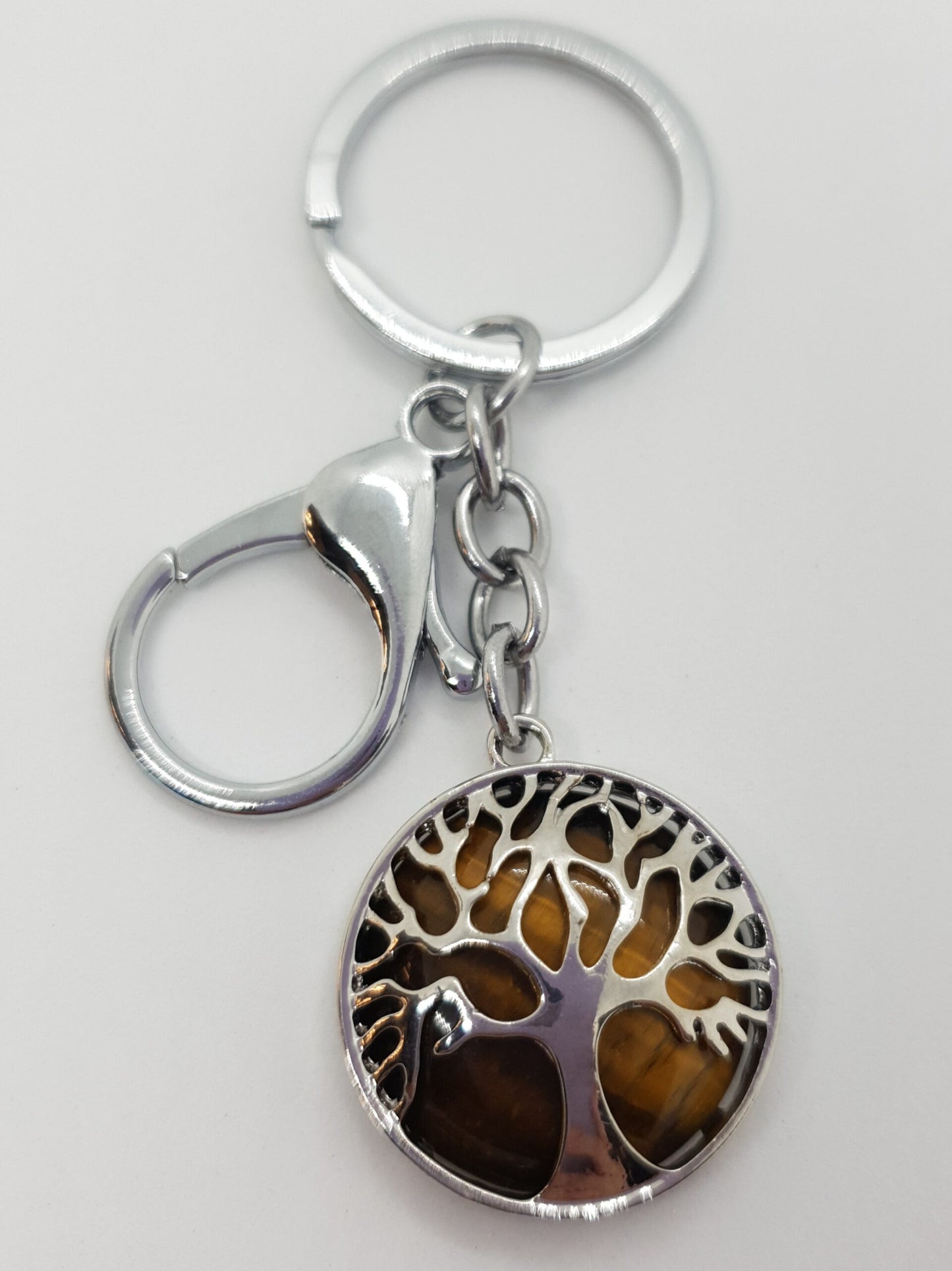 Stone Tree Of Life Keychain