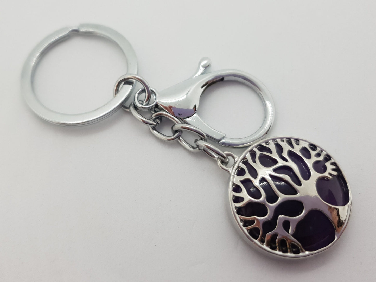 Stone Tree Of Life Keychain