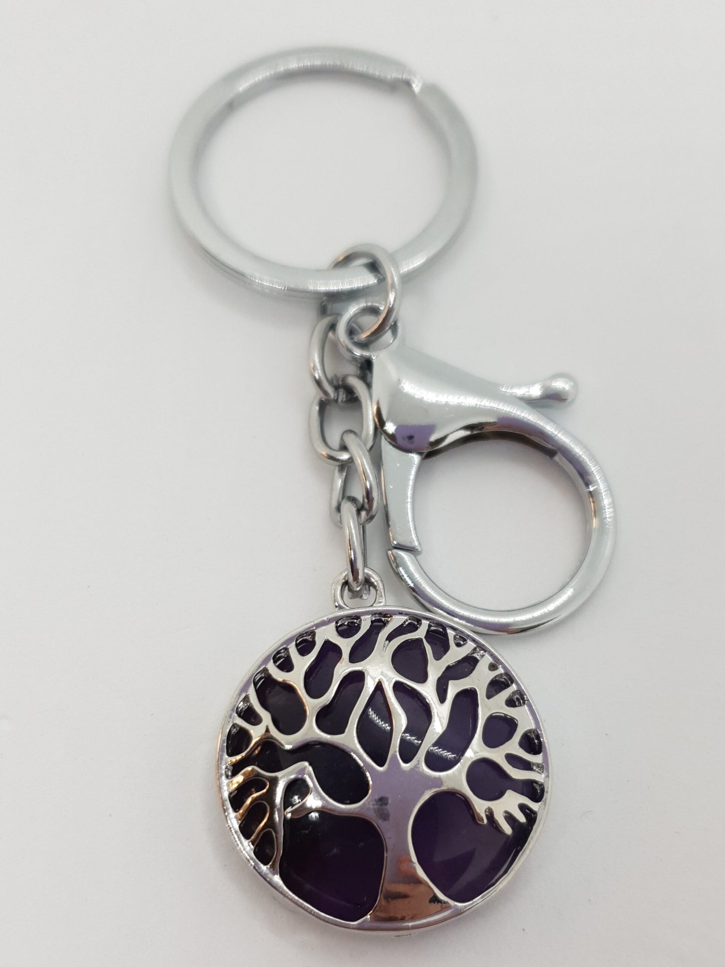 Stone Tree Of Life Keychain