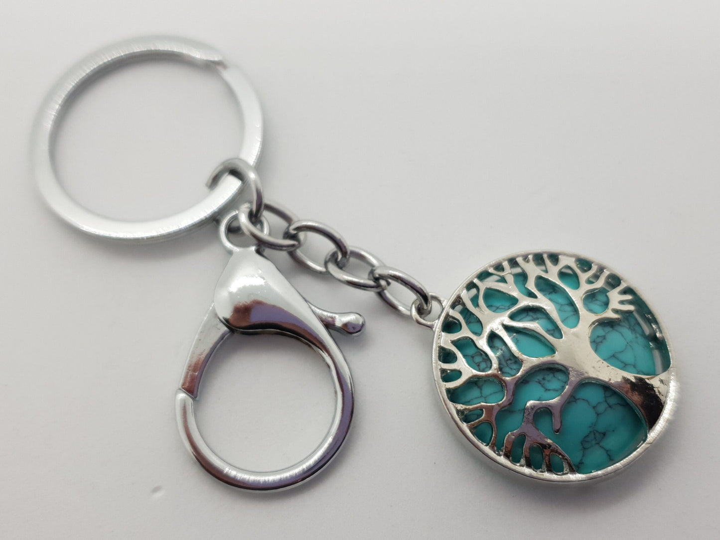 Stone Tree Of Life Keychain