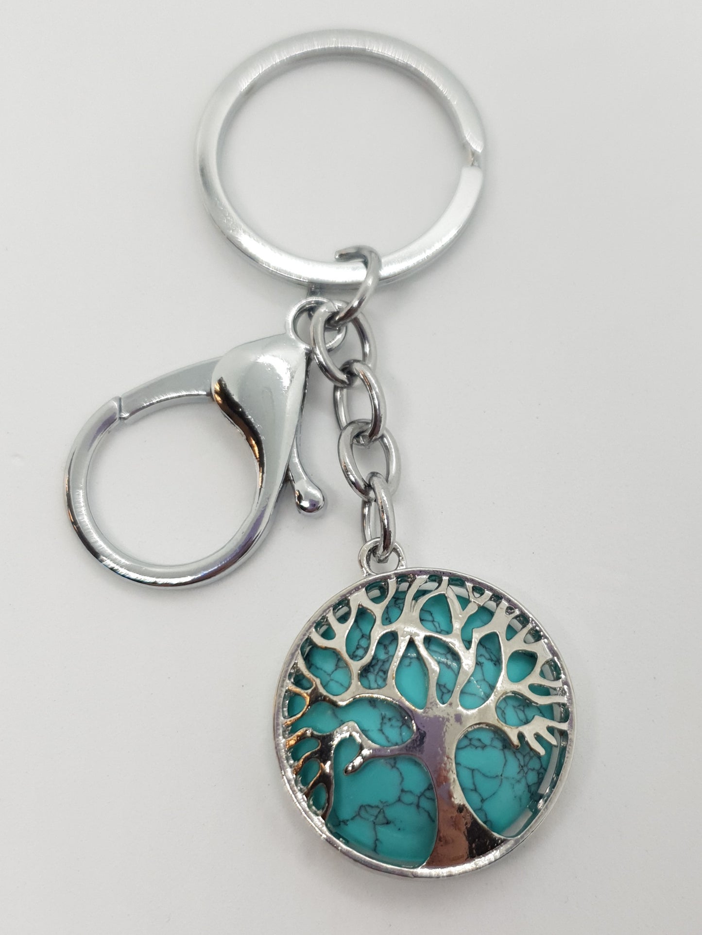 Stone Tree Of Life Keychain