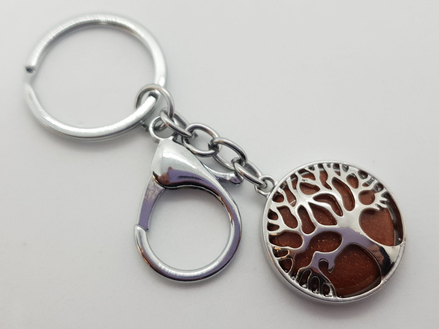 Stone Tree Of Life Keychain