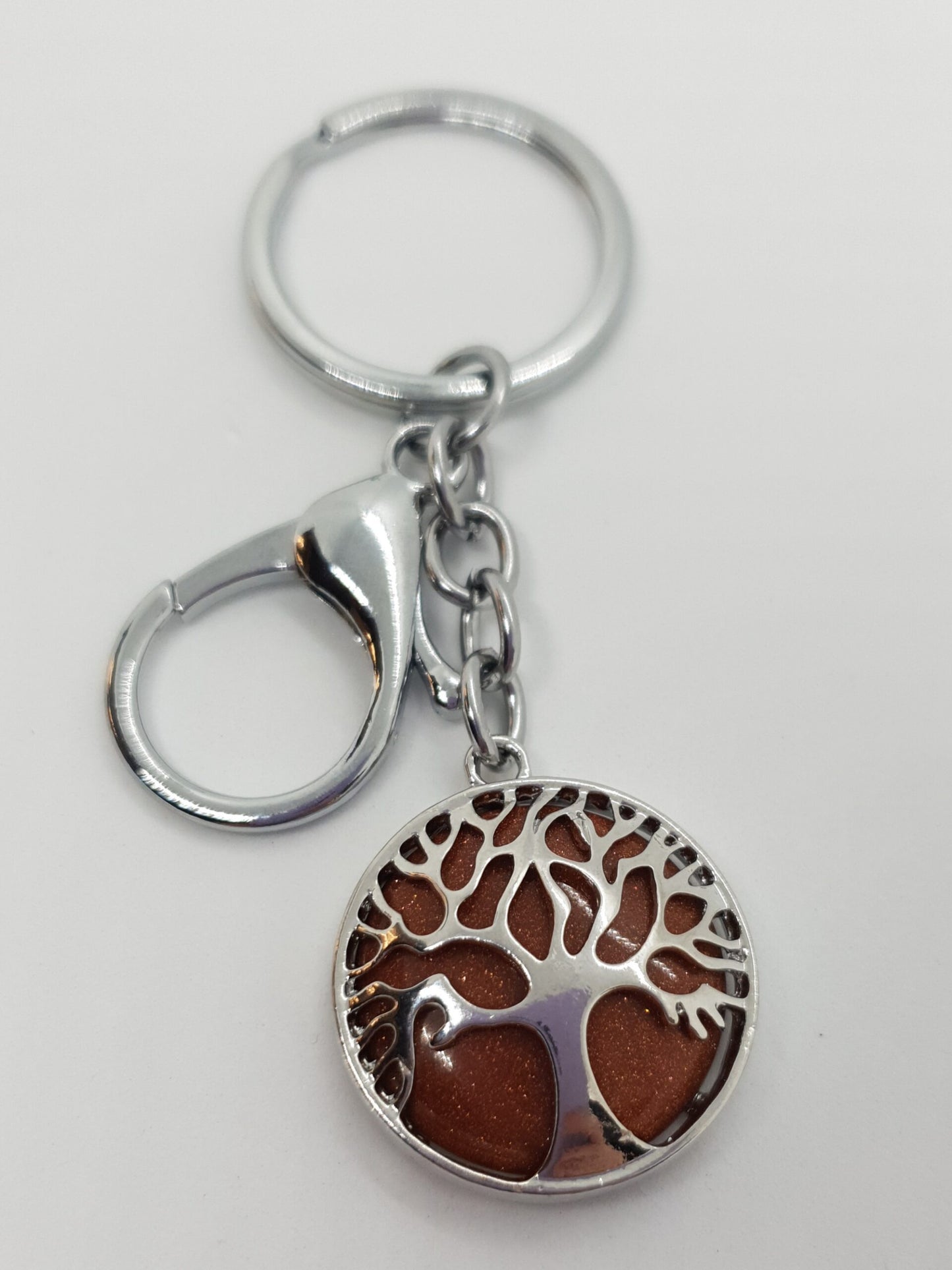 Stone Tree Of Life Keychain